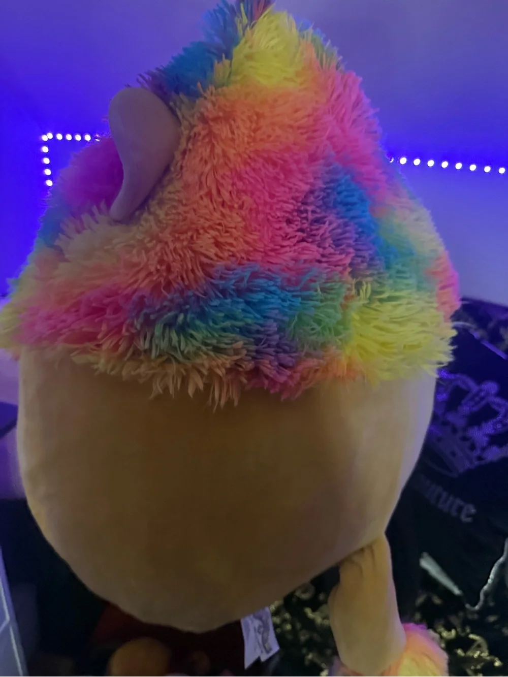 Squishmallows Rainbow Mane Lion Plush Pillow - Multicolor Fur